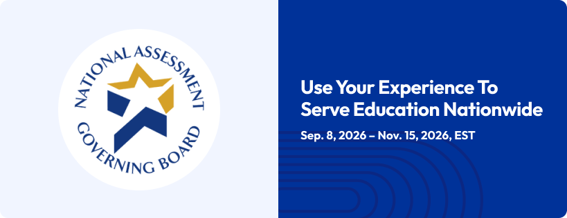 Use your experience to serve education nationwide. Sept 8, 2026 - Nov 15, 2026, EST.
