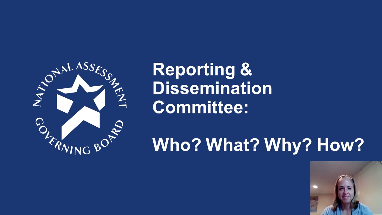 Introduction to Reporting and Dissemination Committee