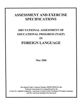 2003 Foreign Language Specifications
