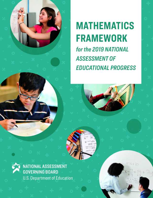 Mathematics Framework for the 2019 National Assessment of Educational