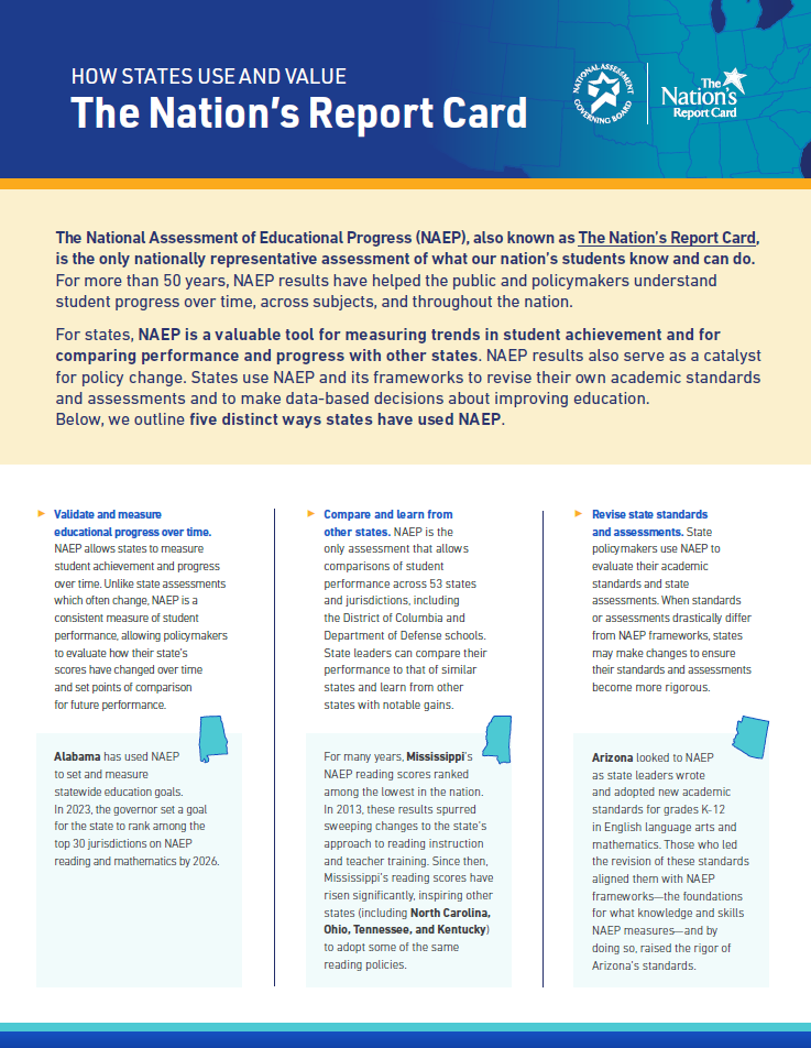 How States Use and Value The Nation’s Report Card
