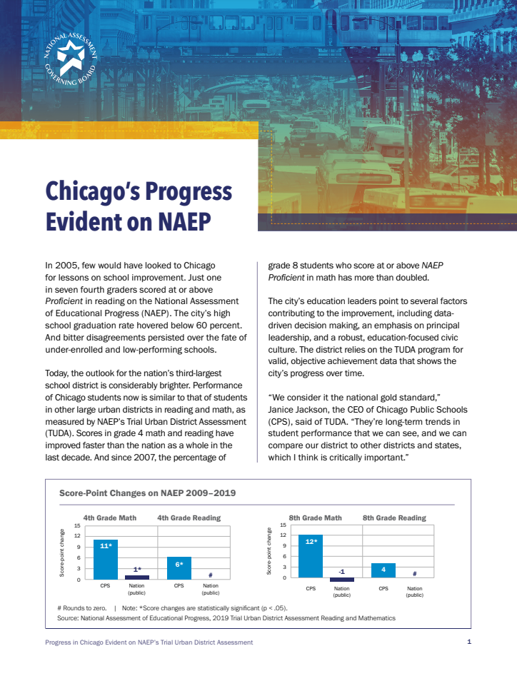 Progress Evident on NAEP